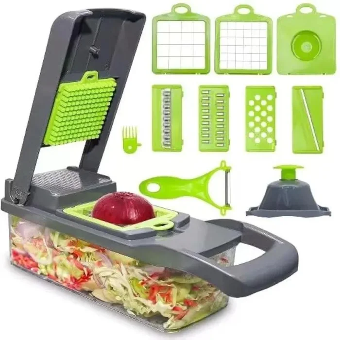 Nicer Dicer Plus 14-in-1 Multipurpose Vegetable Chopper & Slicer Set