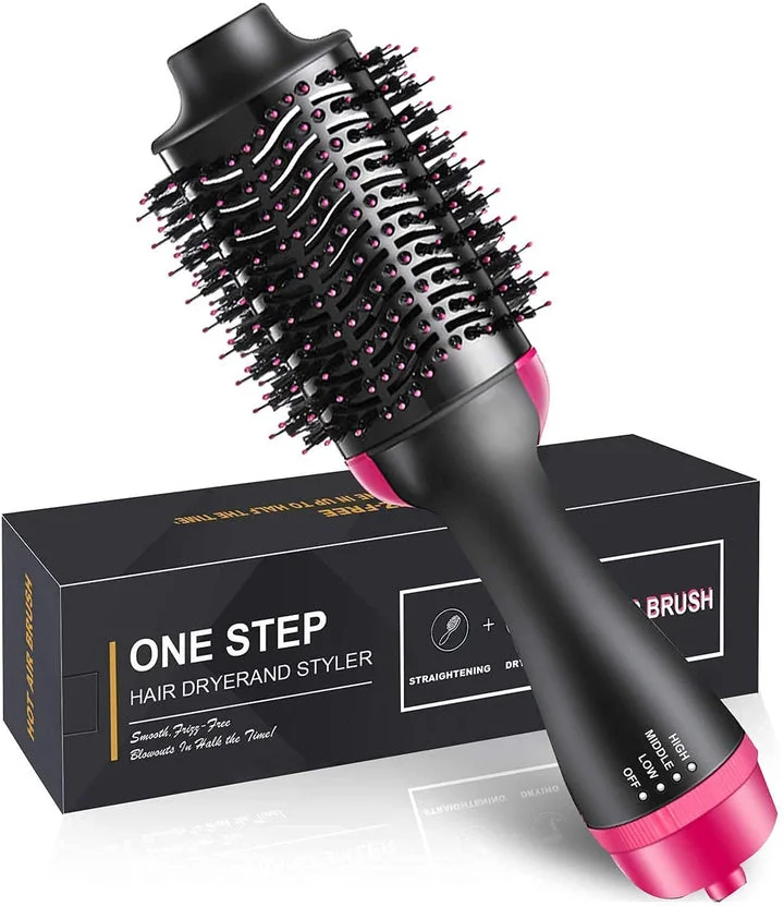 3-in-1 Electric Hot Air Hair Styler & Dryer Brush