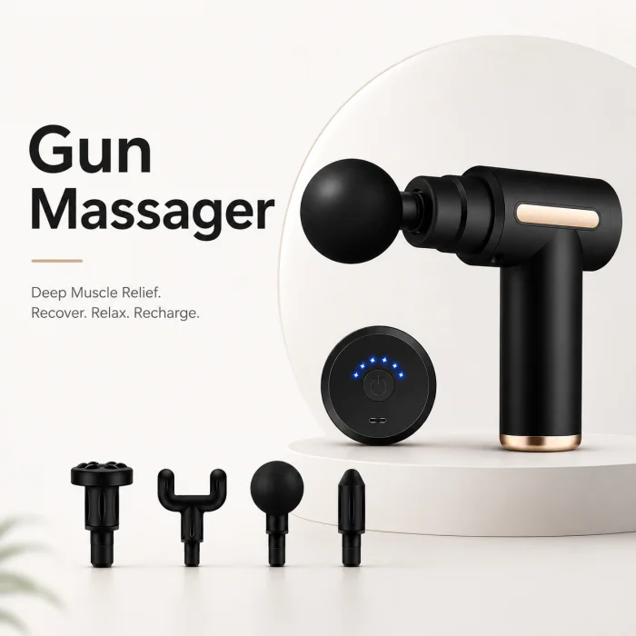 Deep Tissue Massage Gun Portable Muscle Recovery Massager