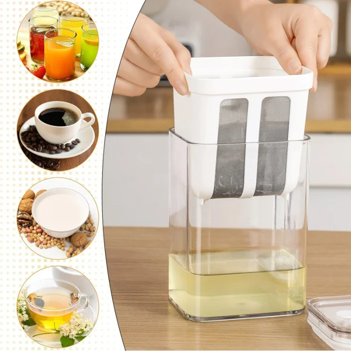 1100ml Multi-Purpose Greek Yogurt Strainer  – Fine Mesh Food Container