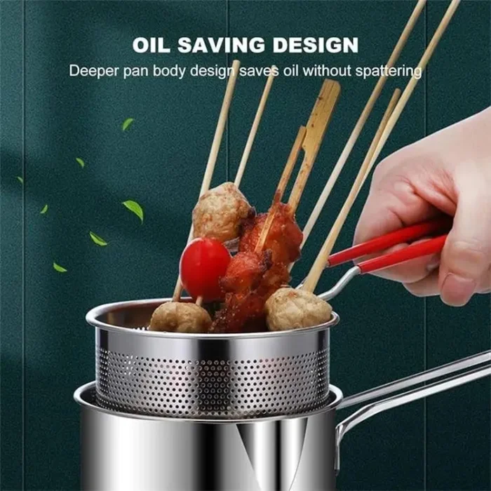 2 in 1 - Stainless Steel Deep Fryer