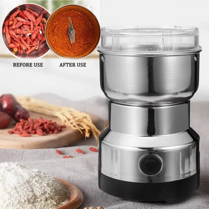 Mini Electric Grinder – Portable Stainless Steel