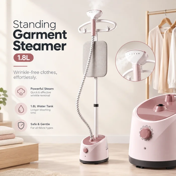 Professional 2000W Standing Garment Steamer  1.8L