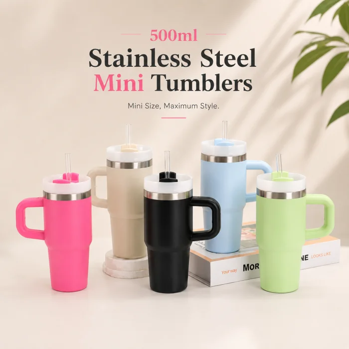 500ml  Insulated Stainless Steel Mini Tumbler