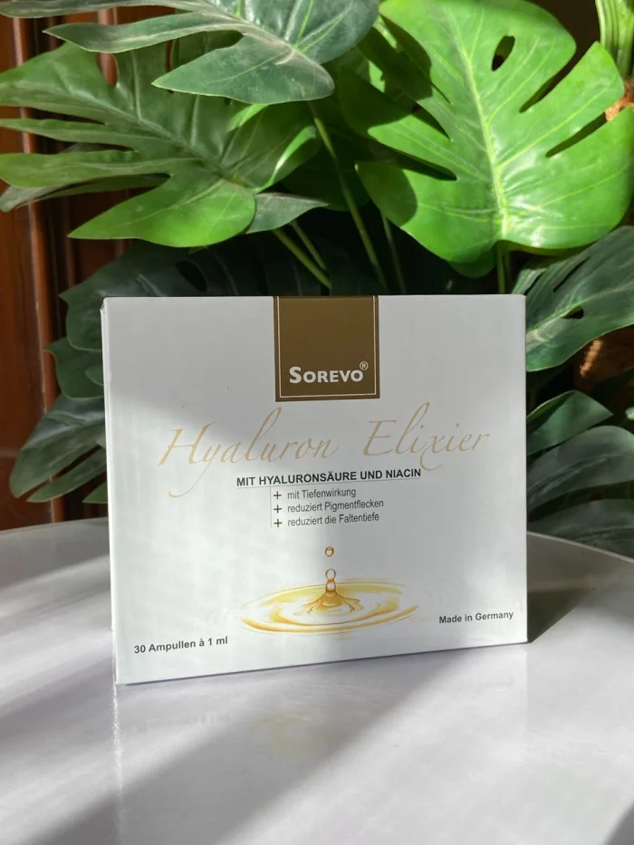 Sorevo Hyalura Elixier 30pcs Ampoule Box